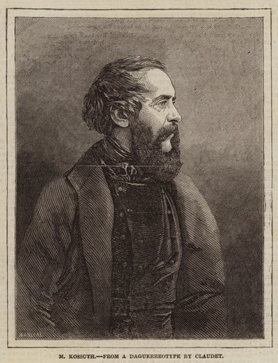 M Kossuth door Henry Anelay